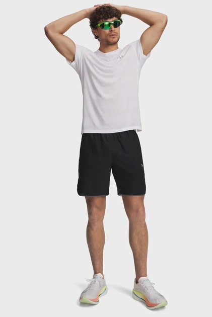 Чоловічі чорні шорти UA Velociti Vent 7in Short Under Armour MD 6009519-001 - Фото 2 Чоловічі чорні шорти UA Velociti Vent 7in Short Under Armour MD 6009519-001 - зображення 2