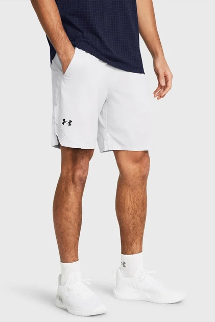 Чоловічі світло-сірі шорти UA Vanish Woven 8in Shorts Under Armour M 1370382-014 - Фото 1 Чоловічі світло-сірі шорти UA Vanish Woven 8in Shorts Under Armour M 1370382-014 - изображение 1
