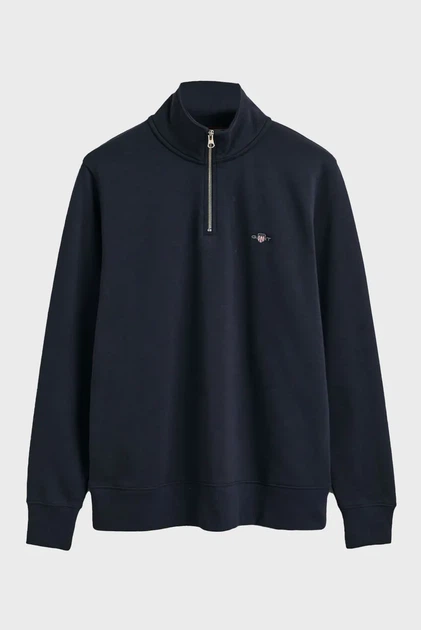 Чоловіча темно-синя спортивна кофта REG SHIELD HALF ZIP Gant XL 2008005 - изображение 5