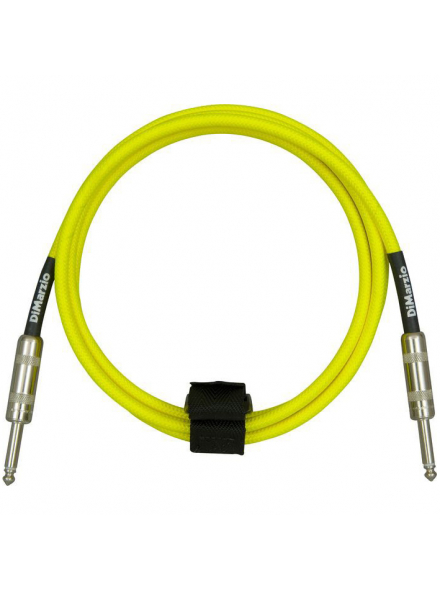 Кабель инструментальный DiMarzio EP1710SSY Instrument Cable 3m (Neon Yellow) - Фото 2 Кабель инструментальный DiMarzio EP1710SSY Instrument Cable 3m (Neon Yellow) - изображение 2