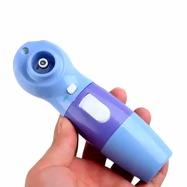 Аппарат для вакуумной чистки лица 25 Вт 20х7х6 см с 4 насадками Power Perfect Pore синий - изображение 6