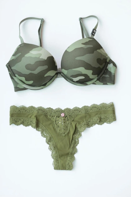 Набір білизни Victoria’s Secret PINK Super Push-Up розмір 32A-XS - Фото 2 Набір білизни Victoria’s Secret PINK Super Push-Up розмір 32A-XS - зображення 2