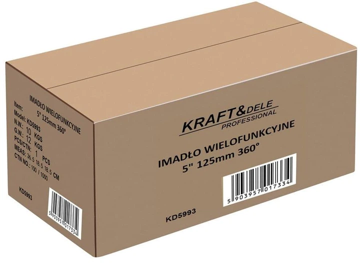 Тиски слесарные Kraft&Dele KD5993 - изображение 4