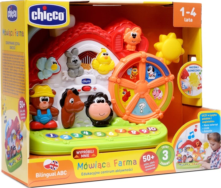 Інтерактивна іграшка Chicco Говоряча ферма (8058664131051) - зображення 2