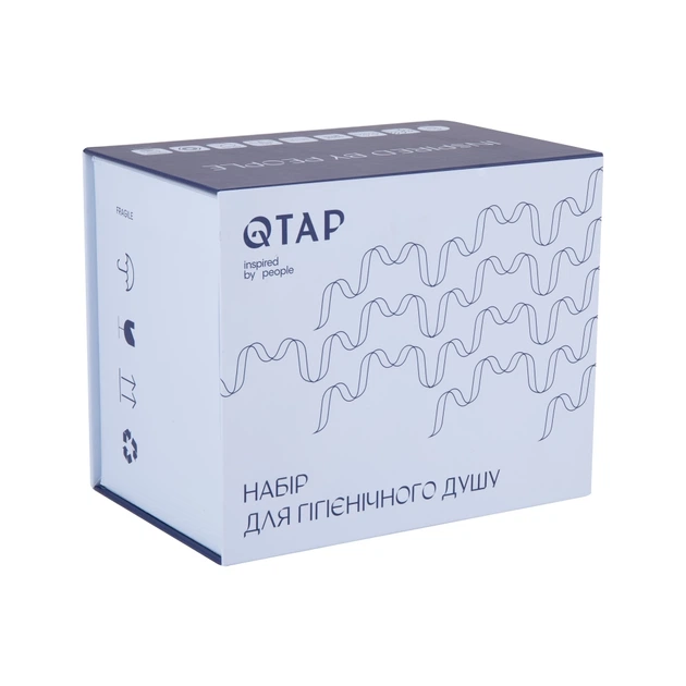 Змішувач для гігієнічного душу Qtap Inspai-Varius CRM V00440001 одноважільний, хром - зображення 7