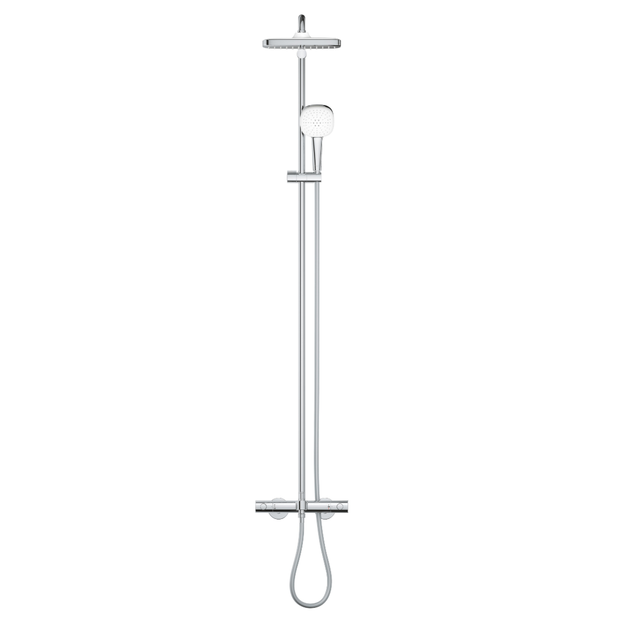 Душова система Grohe Tempesta Cube 250 з термостатом, метал, хром (26691001) - Фото 3 Душова система Grohe Tempesta Cube 250 з термостатом, метал, хром (26691001) - зображення 3