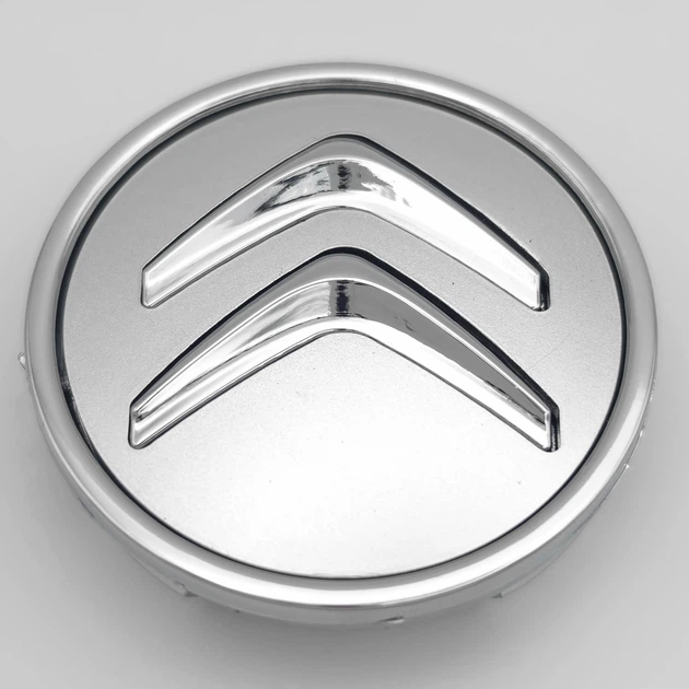 Колпачок заглушка ступицы колеса Citroen 60 мм хром - изображение 2
