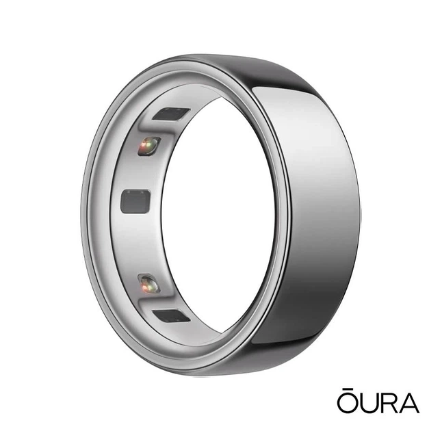 Розумне кільце Oura Ring 4 Silver (Size 7) - зображення 2