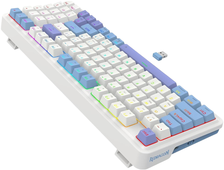 Klawiatura bezprzewodowa Redragon K664WBP-RGB-PRO Gloria (6950376722102) - obraz 4