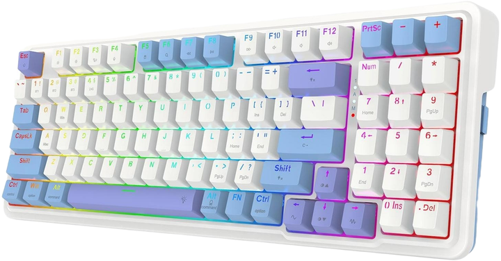 Klawiatura bezprzewodowa Redragon K664WBP-RGB-PRO Gloria (6950376722102) - obraz 6