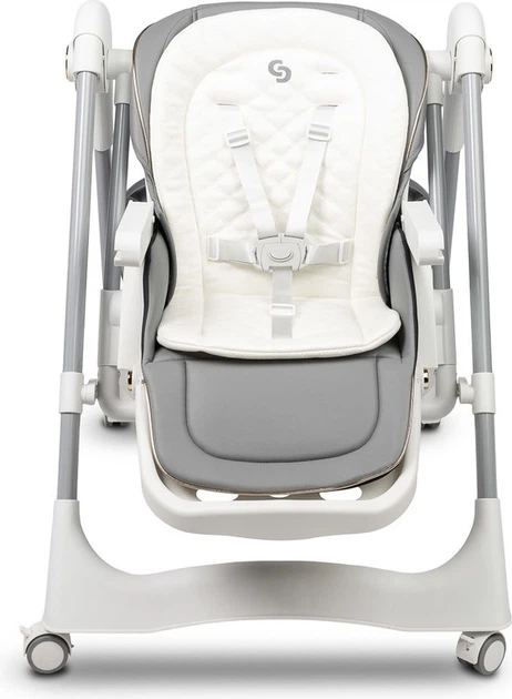 Стільчик для годування Caretero Nesto 3 в 1 Сірий (5903076323408) - зображення 13