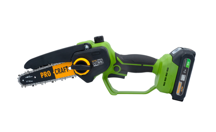 Пила аккумуляторная цепная мини Procraft 2 шины 2 цепи(15 и 20см) сучкорез для обрезки веток с 2 батареями 20В 2Ач электропила бесщеточная на аккумуляторе веткорез для сада в кейсе автоматическая подача масла - Фото 12 Пила аккумуляторная цепная мини Procraft 2 шины 2 цепи(15 и 20см) сучкорез для обрезки веток с 2 батареями 20В 2Ач электропила бесщеточная на аккумуляторе веткорез для сада в кейсе автоматическая подача масла - изображение 12