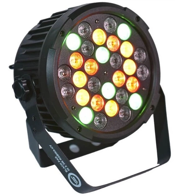 Reflektor sceniczny Light4Me Black PAR 30x3W RGBA-UV LED (5907780147756) - obraz 2