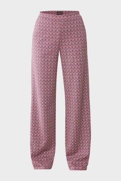 Жіночі брюки з візерунком Jacquard straight leg pants Mexx L MF007002851W - изображение 5