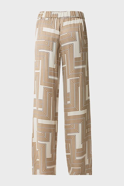 Жіночі бежеві брюки з візерунком Graphic pants Mexx 34 MF007001751W - Фото 6 Жіночі бежеві брюки з візерунком Graphic pants Mexx 34 MF007001751W - изображение 6