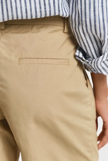 Жіночі бежеві шорти LIGHTWEIGHT CHINO SHORTS Gant 32 4020114 - зображення 4