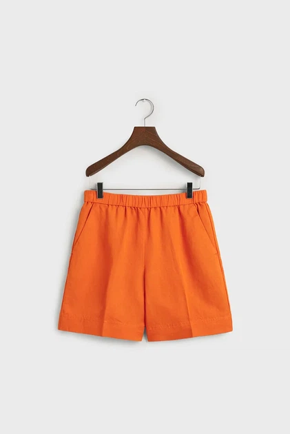Жіночі помаранчеві лляні шорти REL LINEN BLEND PULL ON Gant 36 4020096 - Фото 6 Жіночі помаранчеві лляні шорти REL LINEN BLEND PULL ON Gant 36 4020096 - изображение 6