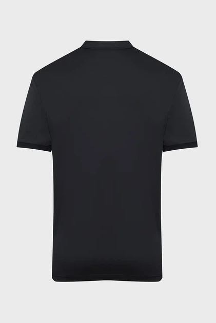 Чоловіче чорне поло MERCERIZED SS POLO Gant L 2014027 - изображение 6