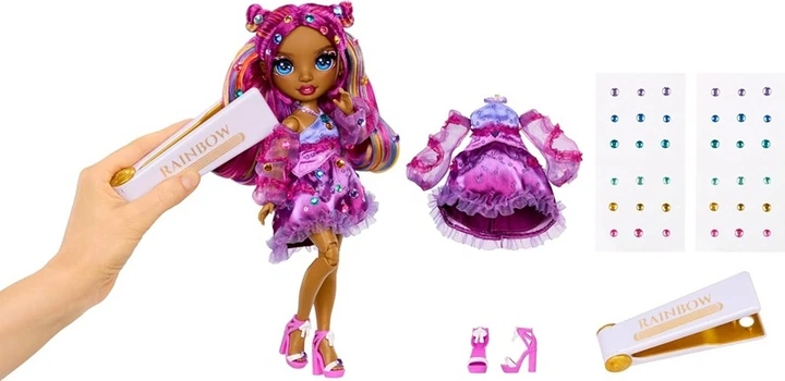Lalka Rainbow High Be Dazzling Noemie Violette 597834/3 (35051597834) - obraz 4