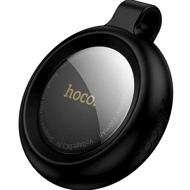 Поисковый трекер брелок Hoco E100 черный ABS-пластик Bluetooth 230 мАч 32х32х6.4 мм для защиты вещей - изображение 5
