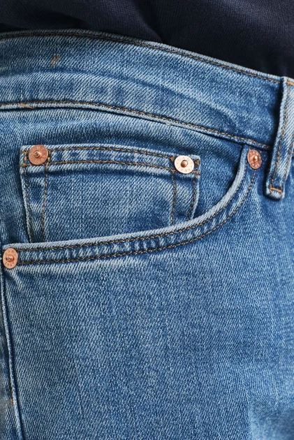 Чоловічі сині джинси SLIM CLEAN WASH GANT JEANS Gant 32-32 1000422 - зображення 4
