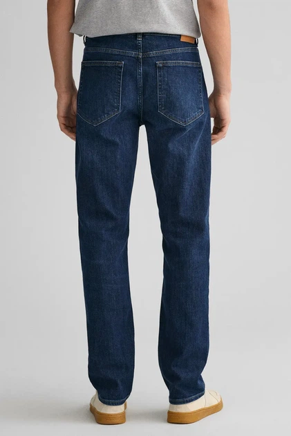 Чоловічі сині джинси REGULAR GANT JEANS Gant 31 1000261 - Фото 3 Чоловічі сині джинси REGULAR GANT JEANS Gant 31 1000261 - зображення 3