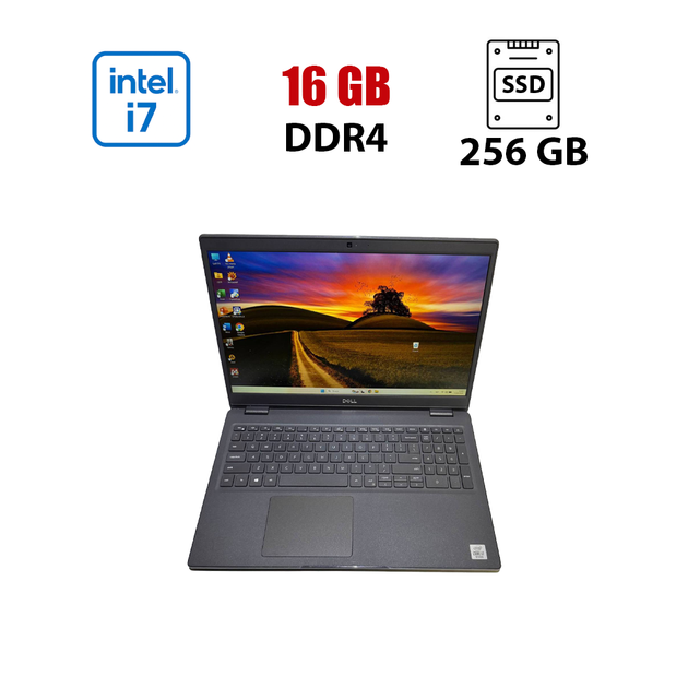 Ноутбук Dell Latitude 3510 / 15.6" (1920x1080) IPS / Intel Core i7-10510U (4 (8) ядра по 1.8 - 4.9 GHz) / 16 GB DDR4 / 256 GB SSD / Intel UHD Graphics / WebCam / Windows 11 Pro б/в - Фото 1 Ноутбук Dell Latitude 3510 / 15.6" (1920x1080) IPS / Intel Core i7-10510U (4 (8) ядра по 1.8 - 4.9 GHz) / 16 GB DDR4 / 256 GB SSD / Intel UHD Graphics / WebCam / Windows 11 Pro б/в - зображення 1
