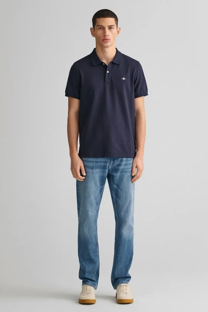 Чоловічі сині джинси REGULAR GANT JEANS Gant 34-32 1000261 - Фото 2 Чоловічі сині джинси REGULAR GANT JEANS Gant 34-32 1000261 - зображення 2