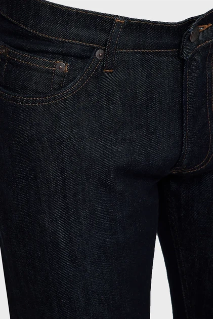 Чоловічі темно-сині джинси SLIM Gant 33 1000260 - Фото 6 Чоловічі темно-сині джинси SLIM Gant 33 1000260 - зображення 6