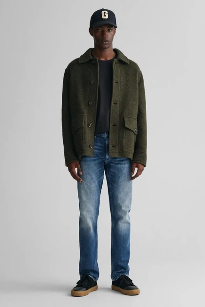 Чоловічі сині джинси REGULAR Gant 34-32 1000261 - Фото 4 Чоловічі сині джинси REGULAR Gant 34-32 1000261 - изображение 4