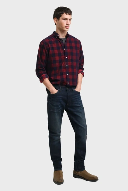 Чоловічі темно-сині джинси SLIM ARCHIVE WASH Gant 32-32 1000271 - изображение 3