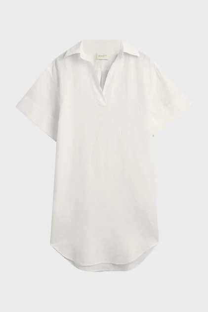 Жіноча біла лляна сукня REL SS LINEN CAFTAN Gant 38 4503318 - изображение 6