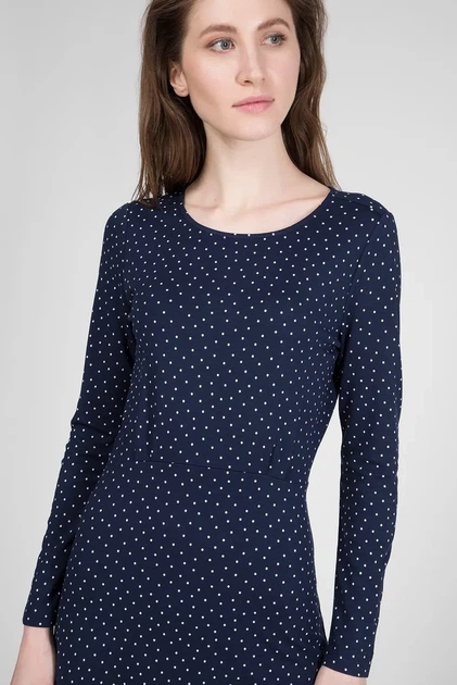 Жіноча темно-синя сукня Gant L 4204349 - изображение 5