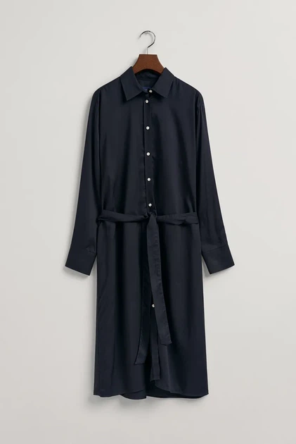 Жіноча темно-синя сукня A-LINE SHIRT DRESS Gant 34 4503204 - изображение 3