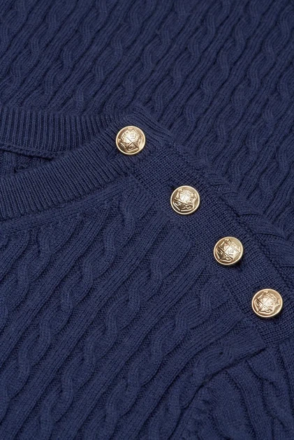 Жіноча темно-синя сукня MINI CABLE KNIT DRESS Gant M 4502079 - Фото 7 Жіноча темно-синя сукня MINI CABLE KNIT DRESS Gant M 4502079 - изображение 7