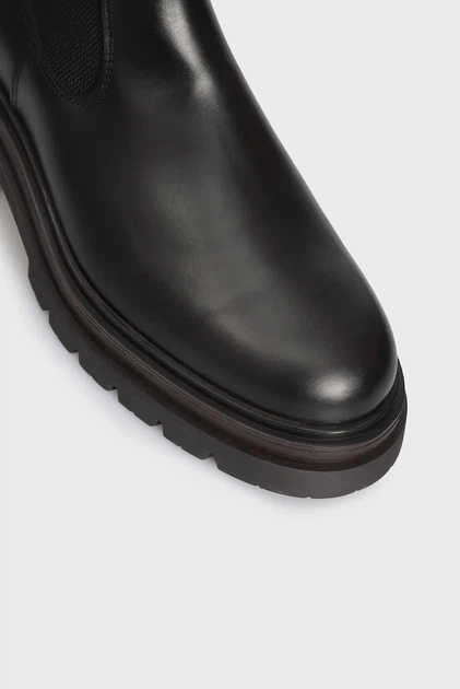 Чоловічі чорні шкіряні челсі Gant 44 25651369 - изображение 4