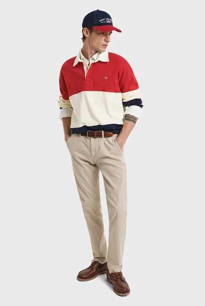Чоловічі бежеві чіноси SLIM SUNFADED CHINOS Gant 34-32 1505353 - изображение 3