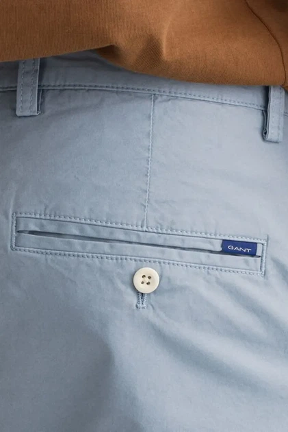 Чоловічі блакитні чіноси HALLDEN SUNFADED CHINOS Gant 40 1500368 - зображення 4