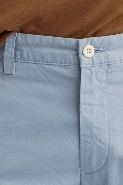 Чоловічі блакитні чіноси HALLDEN SUNFADED CHINOS Gant 40 1500368 - зображення 5