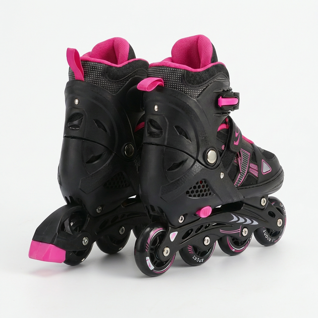 Детские раздвижные ролики SP-Sport Skates 0014 размер 35-38 Black-Pink - изображение 5