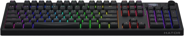 Клавиатура беспроводная Hator Skyfall 100 PRO Aurum Vanila Silent RGB Wireless/Bluetooth/USB Black (HTK4101UA) - Фото 2 Клавиатура беспроводная Hator Skyfall 100 PRO Aurum Vanila Silent RGB Wireless/Bluetooth/USB Black (HTK4101UA) - изображение 2