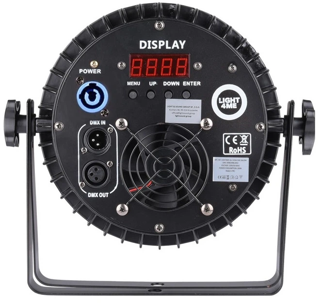 Сценічний прожектор Light4Me ALU QUAD PAR 18x6 Вт RGBW (5908249813069) - зображення 5