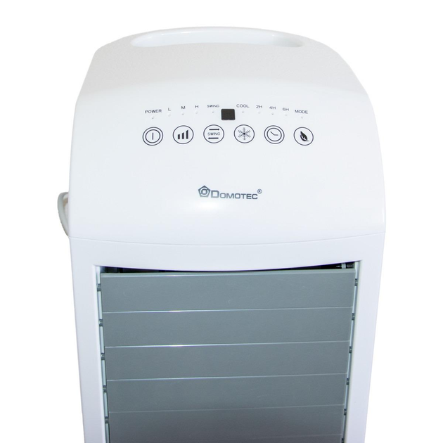 Мобільний охолоджувач повітря Domotec 60 Вт, бак 4 л, 3 режими роботи, пульт ДК, підлоговий - зображення 2