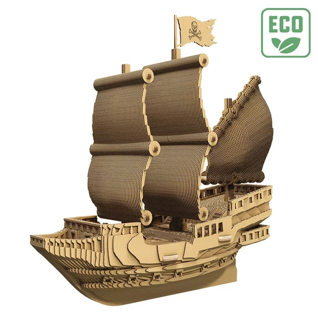 3D пазл Cartonic Pirate Ship (CARTSHIP) - Фото 3 3D пазл Cartonic Pirate Ship (CARTSHIP) - зображення 3