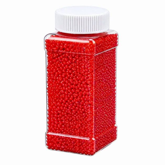 Гелеві кульки Orbeez (орбіз) 7–8 мм для автоматів і пістолетів на орбізах, 20 000 шт. у колбі червоні - Фото 1 Гелеві кульки Orbeez (орбіз) 7–8 мм для автоматів і пістолетів на орбізах, 20 000 шт. у колбі червоні - зображення 1
