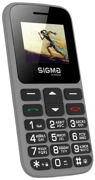 Мобільний телефон Sigma mobile Comfort 50 HIT grey Сірий - Фото 1 Мобільний телефон Sigma mobile Comfort 50 HIT grey Сірий - зображення 1