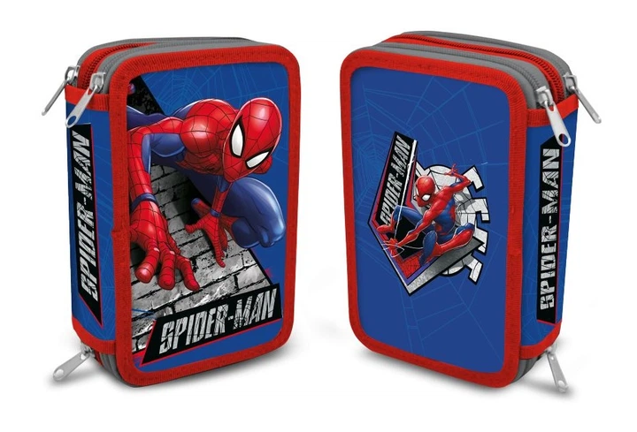 Piórnik dwukomorowy Kids Euroswan Spiderman z wyposażeniem SP50052 (8435507884297) - obraz 3
