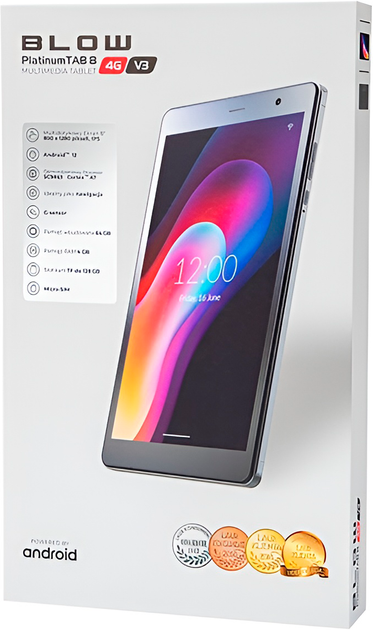 Планшет Blow PlatinumTAB8 4G V3 4/64GB + Grey (79-065#) - зображення 7