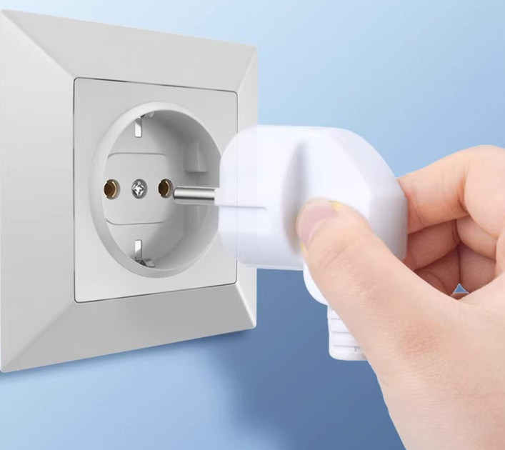 Вилка штепсельна, розбірна кутова вилка із заземленням Schuko ЄС 16A EU Plug Adapter White - Фото 2 Вилка штепсельна, розбірна кутова вилка із заземленням Schuko ЄС 16A EU Plug Adapter White - изображение 2