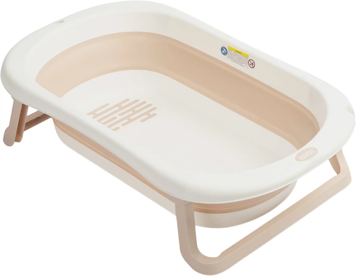 Ванночка складна для дітей Sensillo Foldi Beige (5903076320926) - зображення 2